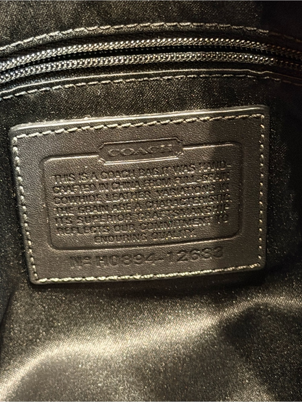 Coach Y2K SoHo Hobo Black Leather Purse - Picture 5 of 7